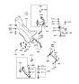Diagram for 1998 Hyundai Sonata Sway Bar Bushing - 55577-38102