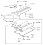 Diagram for 1999 Hyundai Sonata PCV Hose - 26721-38011