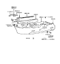 Diagram for 2000 Hyundai Sonata Bumper - 86610-38010