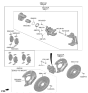 Diagram for 2025 Hyundai Genesis G90 Brake Disc - 58411-T1100