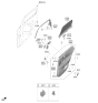 Diagram for 2024 Hyundai Genesis G80 Door Handle - 83620-T1000-VCS