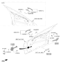 Diagram for 2024 Hyundai Genesis G80 Door Check - 76990-T1000