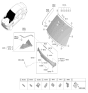 Diagram for 2024 Hyundai Genesis G80 Weather Strip - 86430-T1000