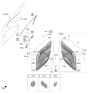 Diagram for 2024 Hyundai Genesis G80 Door Handle - 82620-T1000-VCS