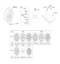 Diagram for 2026 Hyundai Genesis Electrified GV70 Wheel Cover - 52960-CU000