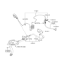 Diagram for 2010 Hyundai Sonata Hydraulic Hose - 41631-3K400