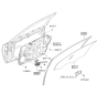 Diagram for 2005 Hyundai Sonata Window Regulator - 82481-3K001