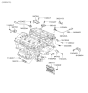 Diagram for 2005 Hyundai Sonata Engine Control Module - 39100-25130