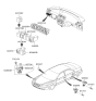 Diagram for Hyundai Sonata Dimmer Switch - 94950-3K500