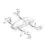 Diagram for 2005 Hyundai Sonata ABS Sensor - 59830-0A000