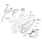 Diagram for 2005 Hyundai Sonata Door Handle - 83620-3K020-XZ