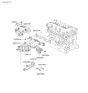 Diagram for 2006 Hyundai Sonata Exhaust Heat Shield - 28525-25100