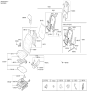 Diagram for 2021 Hyundai Ioniq Seat Cover - 88360-G2035-WSF