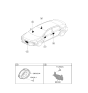 Diagram for Hyundai Ioniq Car Speakers - 96330-G2000