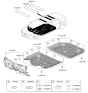 Diagram for Hyundai Ioniq Dash Panels - 84120-G7300