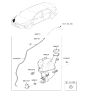 Diagram for 2022 Hyundai Ioniq Washer Pump - 98510-G2000