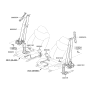 Diagram for 2018 Hyundai Ioniq Seat Belt - 88820-G2500-TRY
