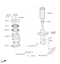 Diagram for 2020 Hyundai Ioniq Coil Springs - 54630-M6030