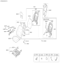 Diagram for Hyundai Ioniq Seat Cushion - 88201-G7015-WSC