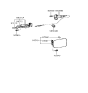 Diagram for 2001 Hyundai Tiburon Fuel Door Release Cable - 81590-27000