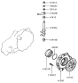 Diagram for 1999 Hyundai Elantra Clutch Disc - 41100-28021
