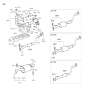 Diagram for Hyundai Tucson Exhaust Hanger - 28762-3B000