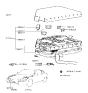 Diagram for 1997 Hyundai Tiburon Relay Block - 91840-27A00