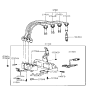 Diagram for 1999 Hyundai Elantra Ignition Coil - 27301-23003