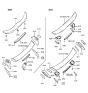 Diagram for 1996 Hyundai Tiburon Spoiler - 87211-27000
