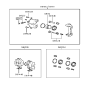Diagram for Hyundai Tiburon Brake Pad Set - 58101-29A31