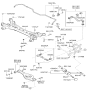 Diagram for Hyundai Azera Sway Bar Kit - 55510-3L200