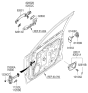 Diagram for 2008 Hyundai Azera Door Check - 79380-3L000