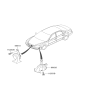 Diagram for 2005 Hyundai Azera Horn - 96620-3L000
