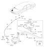 Diagram for 2010 Hyundai Azera Windshield Washer Nozzle - 98630-3L000-EB