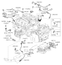 Diagram for 2007 Hyundai Azera Engine Control Module - 39110-3C215