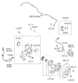 Diagram for 2002 Hyundai Sonata Wheel Stud - 51752-3D000