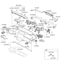 Diagram for 2010 Hyundai Azera Air Bag - 84530-3L500