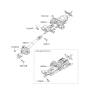 Diagram for 2006 Hyundai Azera Steering Column - 56300-3L450