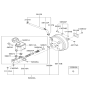 Diagram for Hyundai Brake Fluid Level Sensor - 58535-29000