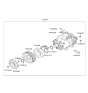 Diagram for 2005 Hyundai Sonata A/C Compressor - 97701-3K125-RM