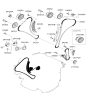 Diagram for Hyundai Cam Gear - 24221-3C110