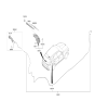Diagram for 2024 Hyundai Genesis GV70 Wiper Blade - 98850-AR000