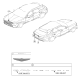 Diagram for 2025 Hyundai Genesis GV70 Emblem - 86300-AR000