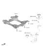 Diagram for 2024 Hyundai Genesis Electrified GV70 Front Cross-Member - 62410-DS500