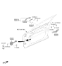 Diagram for 2026 Hyundai Genesis GV70 Door Check - 76990-AR000