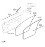 Diagram for 2024 Hyundai Genesis Electrified GV70 Weather Strip - 82240-AR000