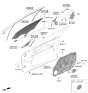 Diagram for 2024 Hyundai Genesis Electrified GV70 Window Run - 82554-AR000