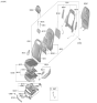 Diagram for 2024 Hyundai Genesis Electrified GV70 Seat Cover - 88360-IT210-E2J