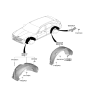 Diagram for 2024 Hyundai Genesis Electrified GV70 Wheelhouse - 86821-AR501