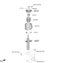 Diagram for 2024 Hyundai Genesis Electrified GV70 Shock Absorber - 54651-IT250